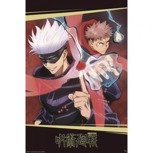 Gb Eye - Jujutsu Kaisen Poster Itadori & Gojo (91.5 X 61 Cm) - Neuf