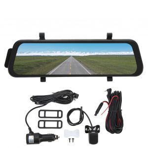 Enregistreur De Conduite Automobile 10 Pouces 1080p Avant Arriere Double Objectif Capteur G Enregistrement En Boucle Vision Nocturne Universel - Neuf