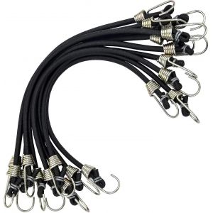 Paquet De 10 Cordons Élastiques Avec Crochets Élastiques,Cordons Élastiques Universels Robustes Avec Crochets Robustes Pour - Neuf