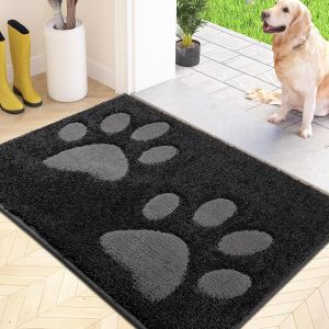 Ulteronixshop-Paillasson Interieur 50 X 80 Cm, Tapis D'entr&eacute;e Antid&eacute;rapant Et Lavable En Machine, Tapis De Sol Douces Absorbantes Pour Chien, Entr&eacute;e, Porte, Couloir - Neuf