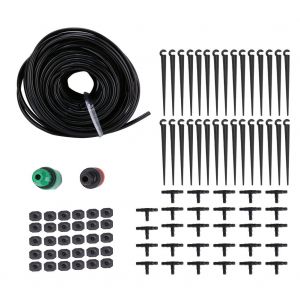 HJLIAN Systeme d'irrigation goutte-a-goutte de 25 m, kit de tuyau d'arrosage automatique pour plantes de jardin - Neuf