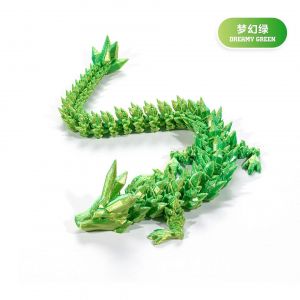 Decoration d'impression 3D articulee mobile en cristal, decoration de dragon, costume fait a la main, decoration de dragon - Neuf