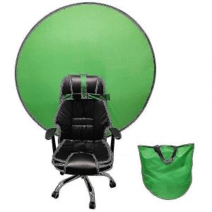 2021 Écran de fond vert portable 4,65 pieds pour tabouret quotidien de famille de studio de vidéo photo - Neuf