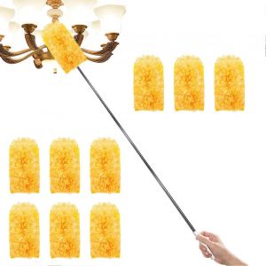 Recharges robustes pour plumeau extensible, compatibles avec les vitres, les appareils &eacute;lectroniques et autres surfaces automobiles. Brosse de rechange pour d&eacute;poussi&eacute;rage des vitres et autres surfac - Neuf