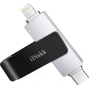 ChenQuanSarl-Certifié Mfi 128 Go 2 En 1 De Type C Vers Lightning Pour Iphone, Stockage De Mémoire Usb-C Vers Iphone, Fonctionne Avec Les Téléphones Usb-C, Clé Usb Pour Iphone/Ipad Mac Et Ordinateur - Neuf