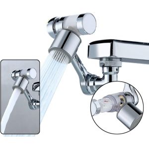 1080° de Rotation de Filtre, Multifonction Extensible Pulvérisateur Évier de la Cuisine Aérateur de Robinet de Fixation, Robinet d'Appoint Filtre pour Évier de salle de Bains - Neuf