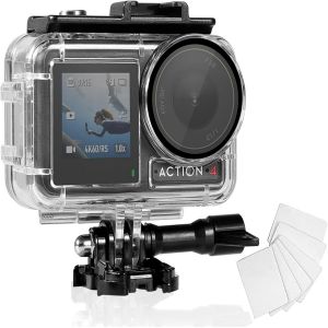 Sjzg-Bo&icirc;tier De Plong&eacute;e Sous-Marin &Eacute;tanche Compatible Avec Cam&eacute;ra Dji Osmo Action 5 Pro Action 4/3 - Bo&icirc;tier Sous-Marin - Cage Pour Plong&eacute;e De 60 M De Profondeur - Avec Support &Agrave; Fermeture Rapide-Kalanka - Neuf