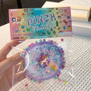 KAL-Lot De 2 Jouets &Agrave; &Eacute;craser - Pattes De Chat - Squishy - Taba Squishy Paw - Grand Jouet &Agrave; Presser - Pattes De Chat - Anti-Stress - Donut Violet - Neuf