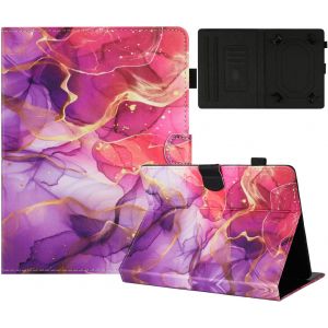 Coque Pour Tablette Universel 8"" Housse Pu Cuir Flip Support Protection &Eacute;tuis Coque,Or Poudre Marbre[Coq9123265] - Neuf