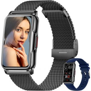 Montre Connect&eacute;e Femme, Smartwatch Montre Femme avec 124 Modes Sportifs IP67 &Eacute;tanche Bluetooth Cardiofr&eacute;quencem&egrave;tre Moniteur de Sommeil Podom&egrave;tre, Montre Connect&eacute;e Sport pour Android iOS - Neuf