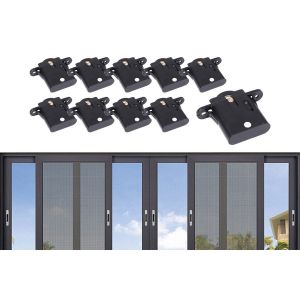 Roulettes de rechange pour portes coulissantes - Jeu de 2 pi&egrave;ces pour portes moustiquaires de s&eacute;curit&eacute; - Neuf