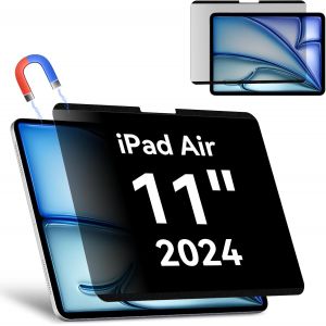 Filtre de Confidentialit&eacute; pour iPad Air 11 Pouces 2024, Amovible Protection Ecran pour iPad Air 6 M2 (11 Pouces), Magn&eacute;tique Filtre Anti-Espion/Spy Anti Lumiere Bleue - Neuf
