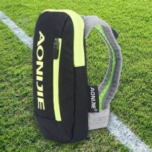 Sac de sport en nylon pour bouteille d'eau de 250 ml, noir, pour homme et femme - Neuf