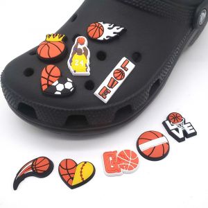 Lot De 10 Décorations 3d Pour Sabots De Basket-Ball, Breloques Pour Chaussures, Cu - Neuf