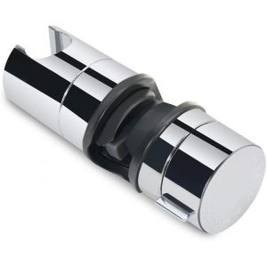 KAL-Support Douche À Main Réglable, Support De Pommeau De Douche, 18-25Mm À Diamètre Réglable, Abs Chromé (Réglable 360°) - Neuf