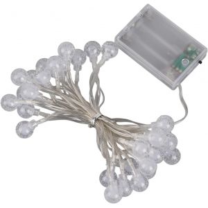 Kal-Globe Guirlande Lumineuse, Boule De Coloré Guirlande Lumineuse Alimenté Par Batterie Led Guirlande Lumineuse Ip66 Étanche Pour Décoration De Fête Intérieure Extérieure (#3) - Neuf
