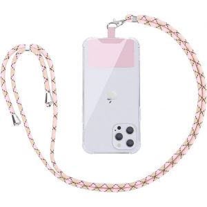 KAL-Lani&egrave;re Pour Cha&icirc;ne De T&eacute;l&eacute;phone Portable Universelle, Sangle De Cou Corde Mobile Suspendue En Nylon R&eacute;glable D&eacute;tachable Pour La Plupart Des T&eacute;l&eacute;phones Pour Iphone Samsung Xiaomi - Neuf