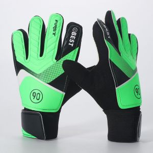 Les Enfants De Gants De Gardien De But, Excellent Doigt Et L'adhérence Protection. Les Enfants De Soccer, Gants De Gardien De But Pour Les Garçons Et Les Filles, Vert, - Neuf