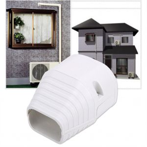 HJLIAN Tube de protection de joint de queue de climatiseur en PVC, tuyau de ventilation - Neuf
