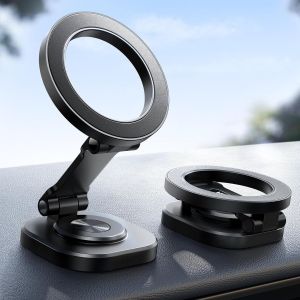 Joyroom Support Telephone Voiture Magnetique [Tout Métal & 360° Rotation] Support Voiture Magsafe Pour Tableau De Bord, Porte Téléphone Voiture Magsafe Pour Iphone 15 14 13 12 Et Étui Magsaf - Neuf