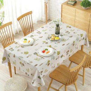 Nappe Rectangulaire Anti-Taches, Imperm&eacute;able, En Pvc 138 X 200 Cm, Facile D'entretien Et Lavable, Id&eacute;ale Pour Les Repas, Les Pique-Niques, Les F&ecirc;tes, Le Jardin, La Cuisine (Ou Une Table Basse). - Neuf