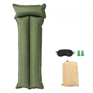 Matelas De Camping Gonflable, Resistant A L'humidite, En Nylon Epais, Matelas De Couchage D'exterieur Pour Bureau, Alpinisme, Vert Od - Neuf