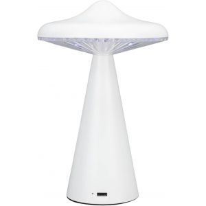 Kal-Lampe De Table Led Champignon Lampe De Nuit Blanche Rechargeable Par Usb 16 Couleurs Télécommande Tactile Lampe Sans Fil Lampe De Bureau Led Portable Pour Chevet - Neuf