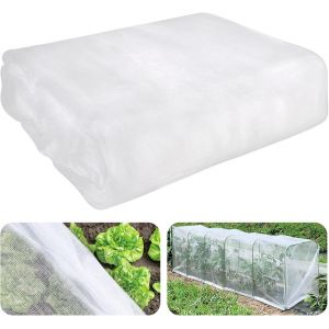 Filet De Protection Pour Potager, 3 M X 6 M, Anti-Insectes, Anti-Papillon, Anti-Insectes, À Mailles Fines, Pour Fraises, Moustiques, Brassicacées, Arbres Fruitiers, Pois, Fleurs - Neuf
