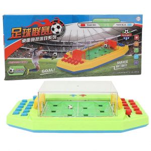 Jeu de football de bureau pour enfants à deux joueurs, jeu de stratégie interactif, baby-foot, vert, durable, en plastique, jouet amusant pour le développement des compétences des enfants et de la famille - Neuf