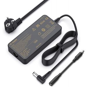 acdsgd-120W Chargeur Ordinateur Portable pour ASUS A15-120P1A PA-1121-28 ADP-120RH B VivoBook Pro 15 N580VD N580V N705UD x705uv FX504 UX510UW N752VX N552VX Rog G551 G552 GL552 GL752 19V 6,32A - Neuf