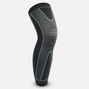 2 Pack Sport Verts De Genou Manches Pour Les Hommes Et Les Femmes, Élastique Respirant Antidérapant De La Compression Des Genouillères Pour Le Mouvement, La Course, La Déchirure Du Ménisque - Neuf