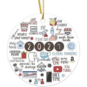 Ornements de sapin de No&euml;l 2022 Personnalis&eacute; Mini Unique Petites D&eacute;corations Dr&ocirc;les D&eacute;cor - Neuf