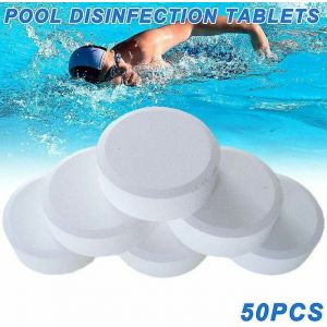 50 comprimés de chlore multifonctions pour désinfection instantanée et baignoire spa - Neuf