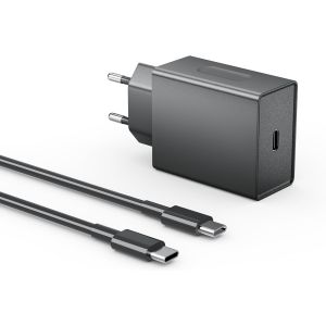 LORANKA-25W Chargeur USB C Secteur Charge Rapide pour Samsung Galaxy S25, S24, S23, S22, S21, S20+, FE, Ultra, A15, A54 5G, A55, A56, A34, A35, Note 20, 10, 9, avec c&acirc;ble 1.5M, Adaptateur Super Fast - Neuf