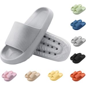 Kalanka-Unisex Claquette Hommes Femme Ete Pantoufles De Douche Sandales Homme Tongs Maison Chaussons De Bain Antidérapant Chaussures De Piscine Et Plage - Neuf