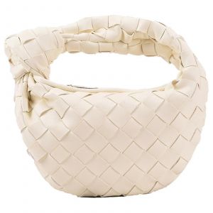 Sac fourre-tout Sac à main tissé Sac à main en cuir Pu Portefeuille à bandoulière pour femmes Grand volume Sac tressé-scvtcvBlanc - Neuf
