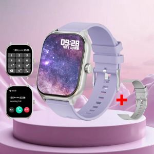 Laxasfit 2025 Nouvelle Montre Intelligente 2.01 "Pouces &Eacute;cran Hd Bluetooth Parler Podom&egrave;tre Ip68 &Eacute;tanche 123 Modes De Sport Homme Femme Montre Cadeau.Purple. - Neuf