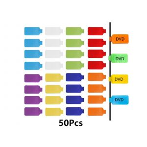 50 &eacute;tiquettes inscriptibles pour c&acirc;bles, facilitant la gestion et l'identification des c&acirc;bles. - Neuf