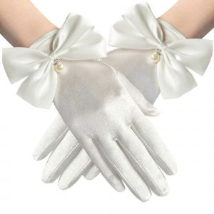 Dentelle Florale Gants De Mari&eacute;e Pour L'&eacute;l&eacute;gance Court Poignet De Style - Neuf