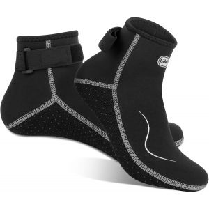 Kalanka-Chaussettes De Plongée, Chaussettes En Néoprène 3mm Pour Homme Et Femme, Chaussettes Thermiques Chaussettes De Combinaison Pour La Plongée Natation Surf Plongée En Apnée Voile Kayak - Neuf