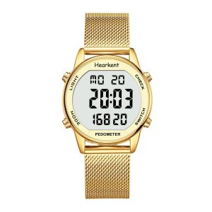 Hearkent-Montre Num&eacute;rique De Dehors Pour Femme, Podom&egrave;tre, Compteur De Pas, Calrespiration, Miles, Tracker, &Eacute;tanche, 30m, Pour La Marche Et La Course - Neuf
