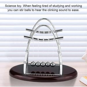 Newton Pendule Billard Boule Physique Science D&eacute;compression D&eacute;coration Cr&eacute;ative Moderne Simple Bureau - Neuf