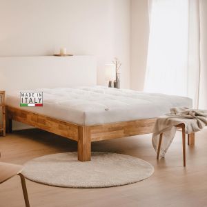 Lbgwp60-Dreamin *101 ¿ Protège-Matelas Pour Lit Double 160 X 190 Cm, Rembourré Duvet Et Duvet Avec Coins Ajustés, Doublure Douce Et Housse De Matelas En 100 % Coton Respirant Hypoallergénique - Neuf