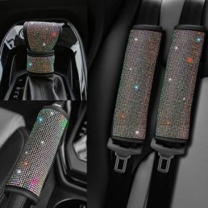 Pièce En Velours Doux Bling Strass Ceinture De Sécurité Plaquettes Bling Ceinture De Sécurité Couvre Pour Les Femmes - Neuf