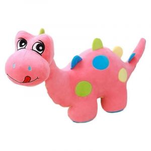 Dinosaure en peluche poup&eacute;e de chiffon poup&eacute;e Tyrannosaurus rex poup&eacute;e d&eacute;coration d'ambiance de No&euml;l-rose - Neuf