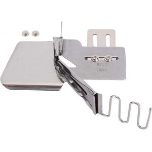 Kal-Pied-De-Biche À Ourlet Roulé, Cylindre Extensible À Double Dossier Pour Ourleur À Couture À 4 Plis Pour Accessoires De Machine À Point Noué Industriel(30 Mm) - Neuf