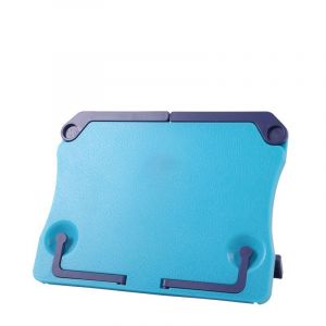 Serre-livres pliables et portables, avec coussinet antidérapant, 1 pièce, bleu - Neuf