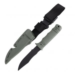 Dague En Caoutchouc M50, Accessoire D'entrainement Au Combat, Baionnette Tactique, Accessoires Courbes Pour Les Fans Militaires, Vert - Neuf