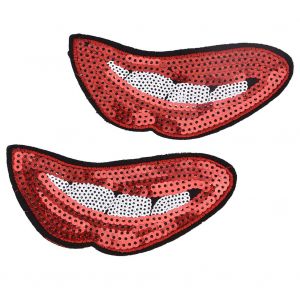 Lot De 2 Patchs Autocollants Brodes A Paillettes Pour Vetements, Sacs, Chapeaux (Type A) - Neuf