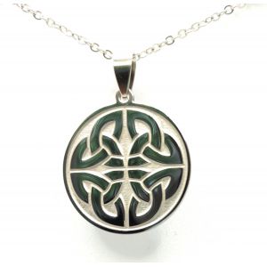 Kal-- Collier Celtique Femme - Chaîne Celtique - Pendentif Celtique - Pendentif Femme - N?ud Celtique - Bijoux Celtiques - Amulette De Protection - Collier Acier Inoxydable - Neuf